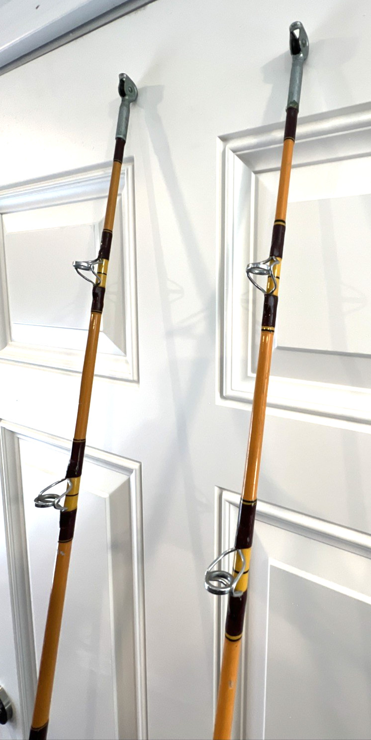 Big Game Graphite Saltwater Fishing Rods Roller Tip Master Custom Striker 80 lb