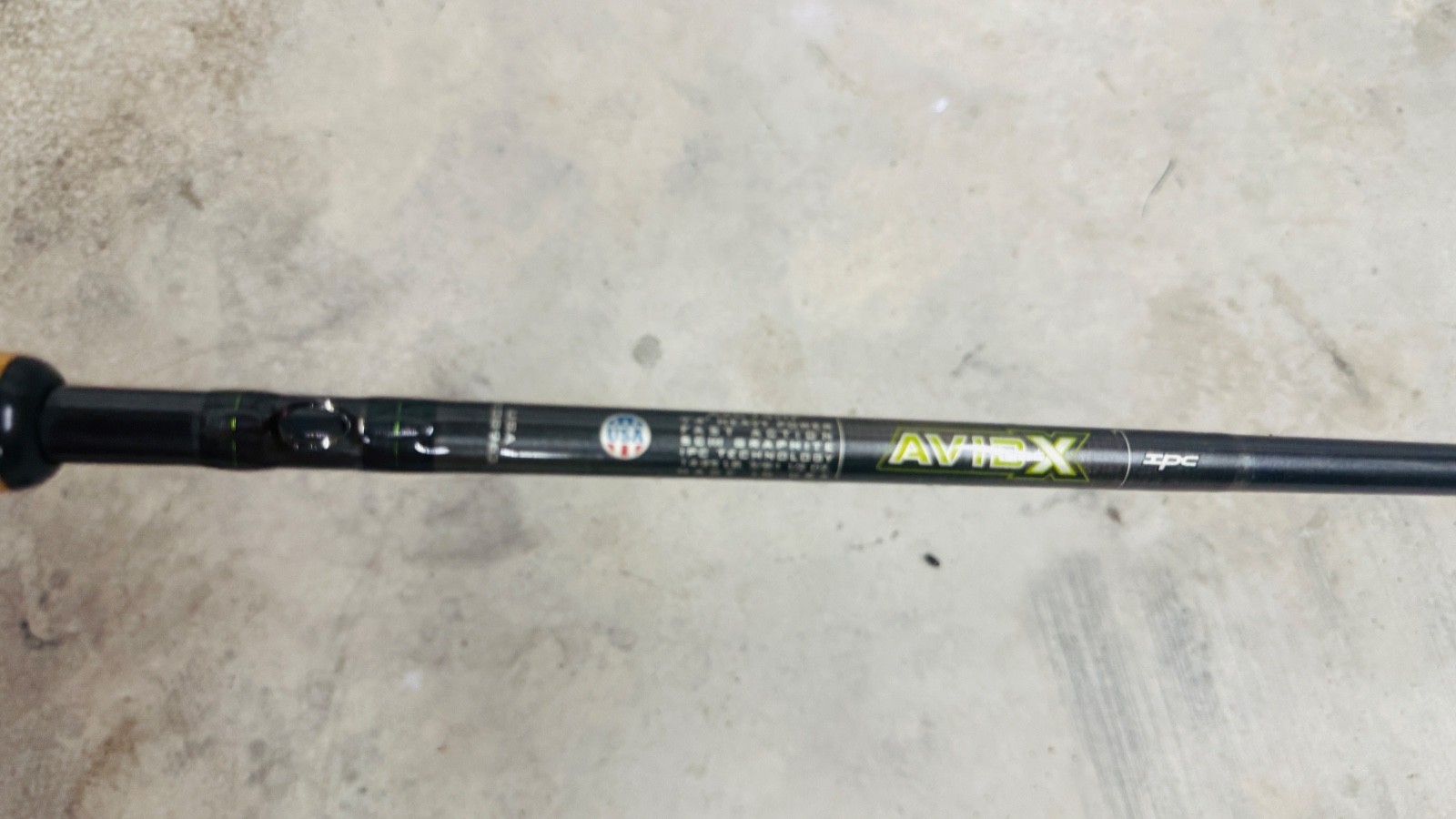 St. Croix Avid X 7’ 4” HF (AXC74HF) Bait Casting Rod-w/blank orig warranty card