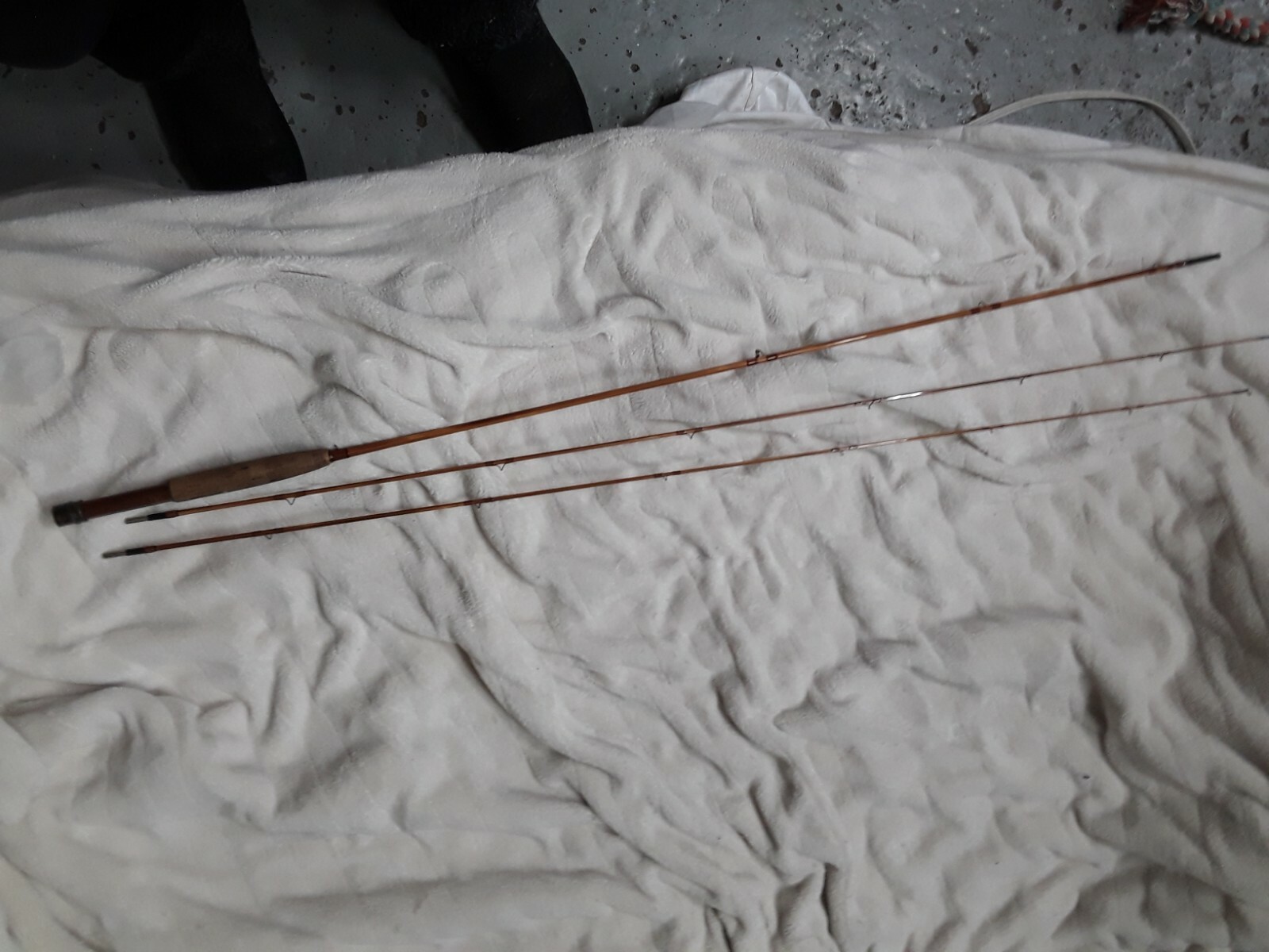BOB TAYLOR 3 PC Fishing rod with case VERY RARE! 2 tips PICK UP ONLY INDIANA