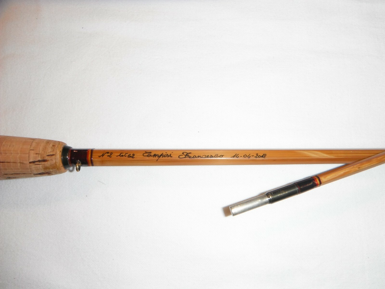 Fly Rod bamboo reproduction Payne 100 7’6” linea 4#5 .(1TIP)