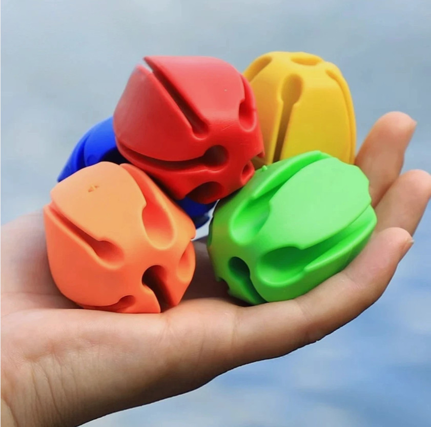 10Pcs Fishing Rod Clips Ball Rod Retaining Holder Protector Storage Device Tools