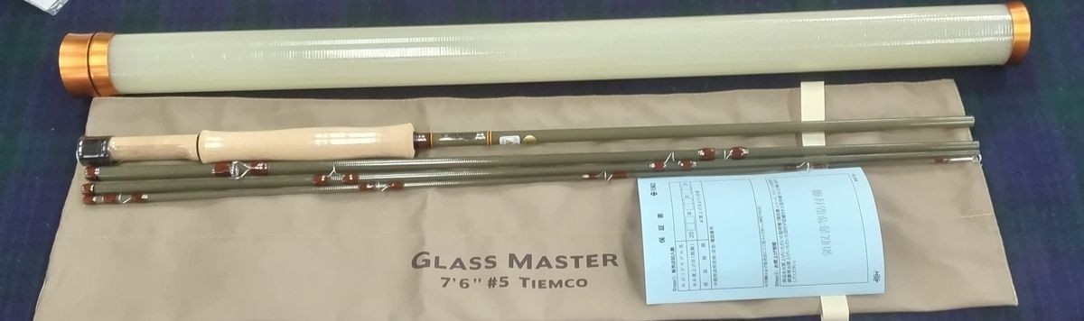 Tiemco GM765-4 7ft6in 5 4pc Fly Rod Warranty Card from Japan