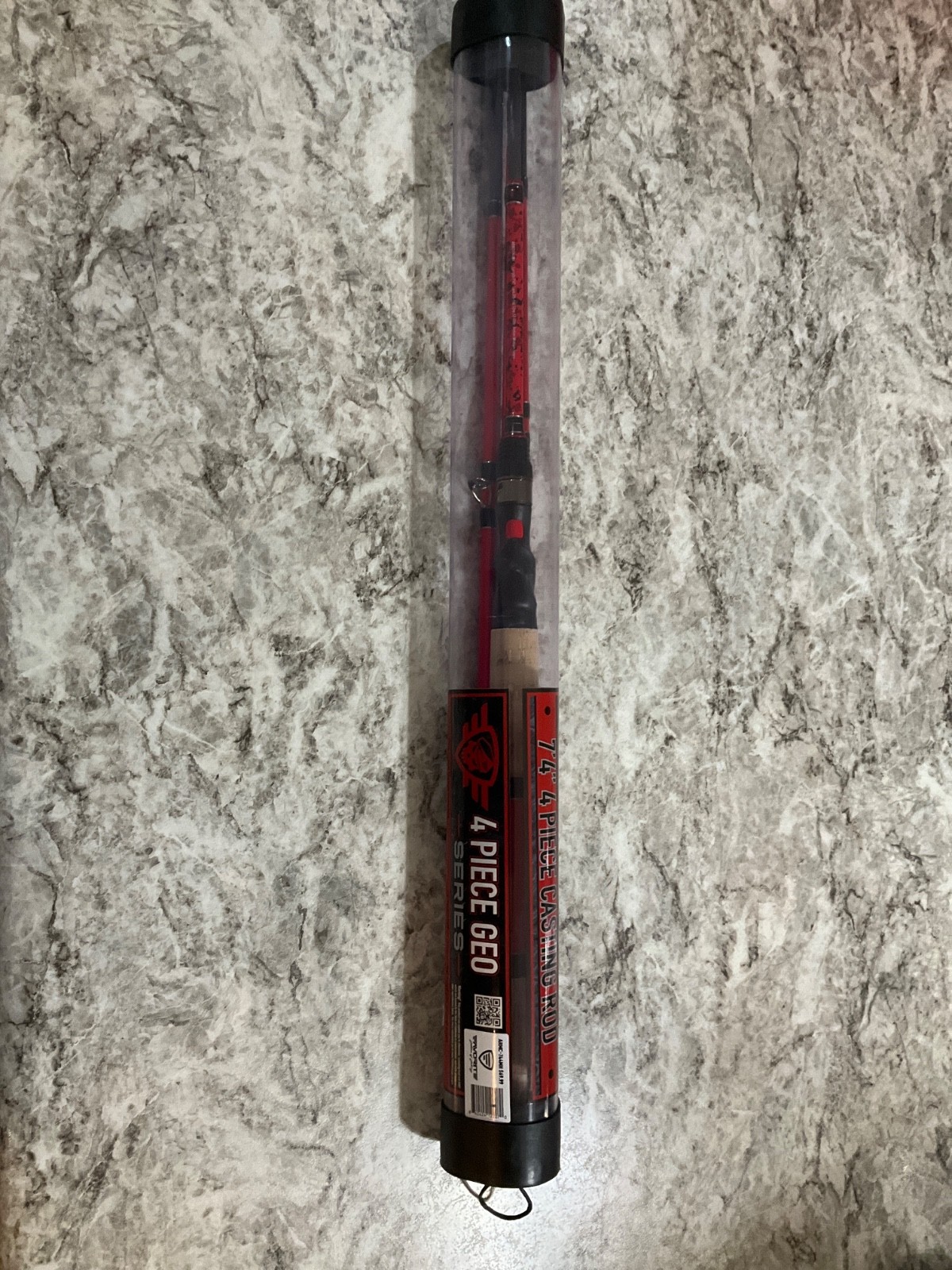 Favorite ARM724MH PBF Army 7′ 2″Medium Heavy GEO Casting Rod, 4pc Travel Rod.