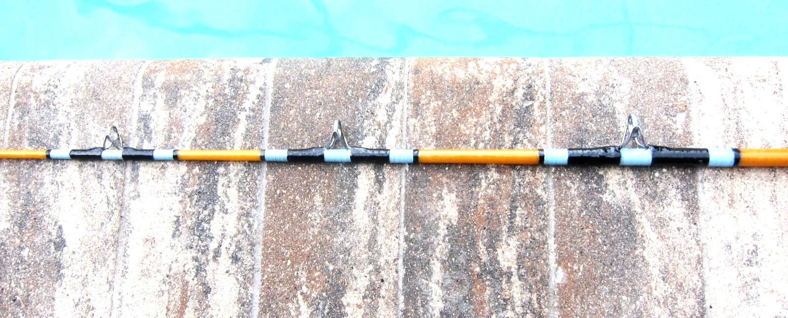 Vintage Custom SABRE Live-Bait Stand-Up Rod: 7’6″; 15-30lb – USED COND!!! a