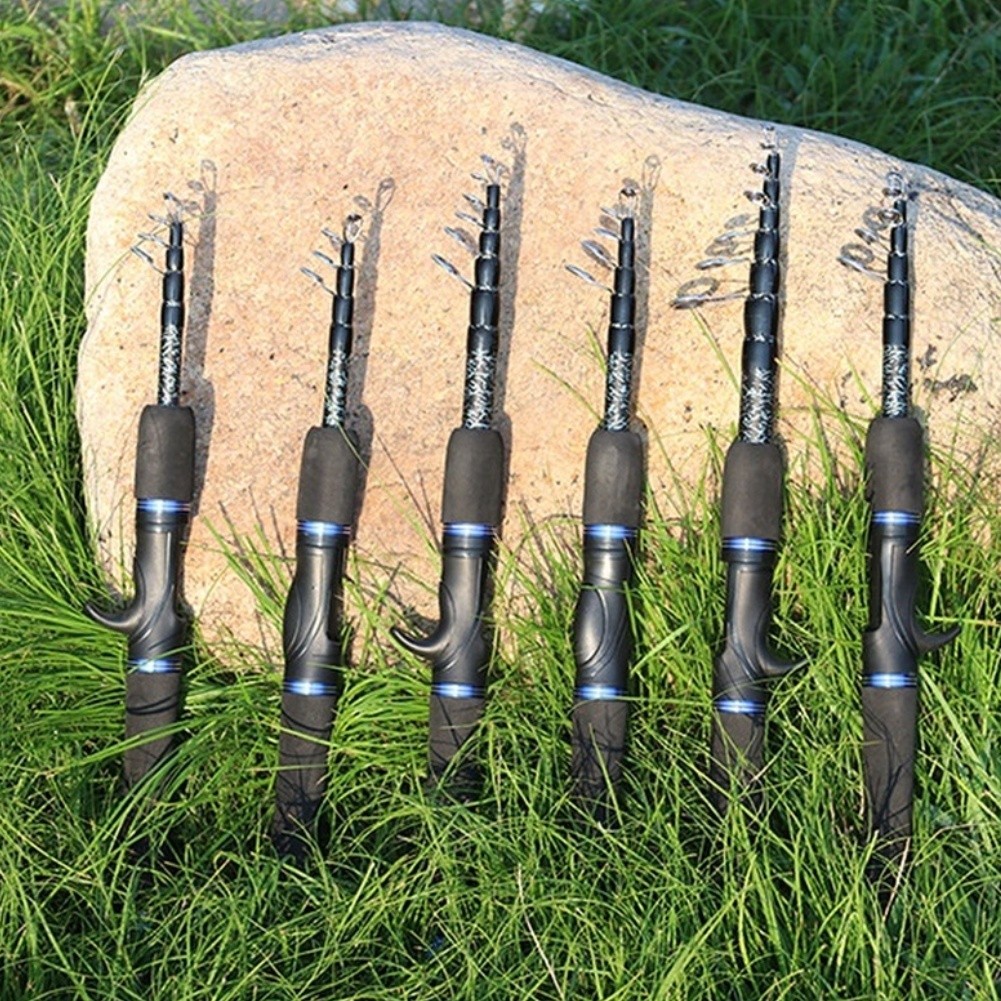 Carbon Telescopic Lure Rod 35cm ML Action Portable for River Lake Reservoir