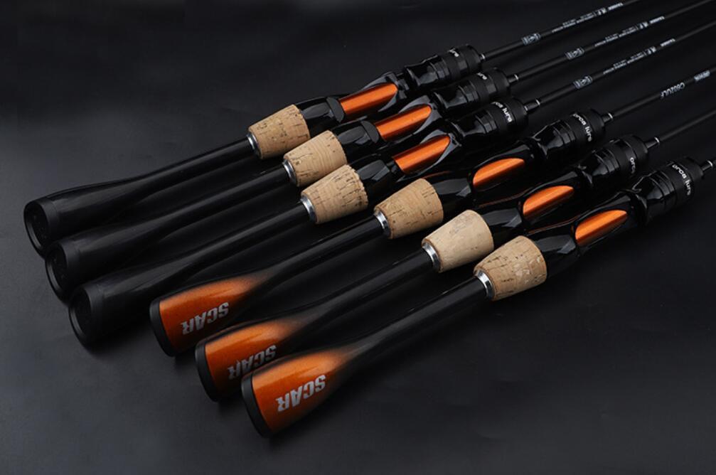 Trout Fishing Rod 1.53M 1.68M 1.8M Portable Carbon Fiber Spinning Casting Poles