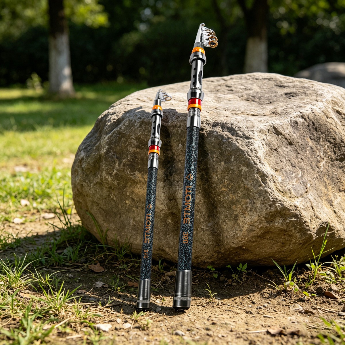 2.1-3.6M Carbon Fiber Telescopic Fishing Rod Pole Sea Saltwater And Freshwater