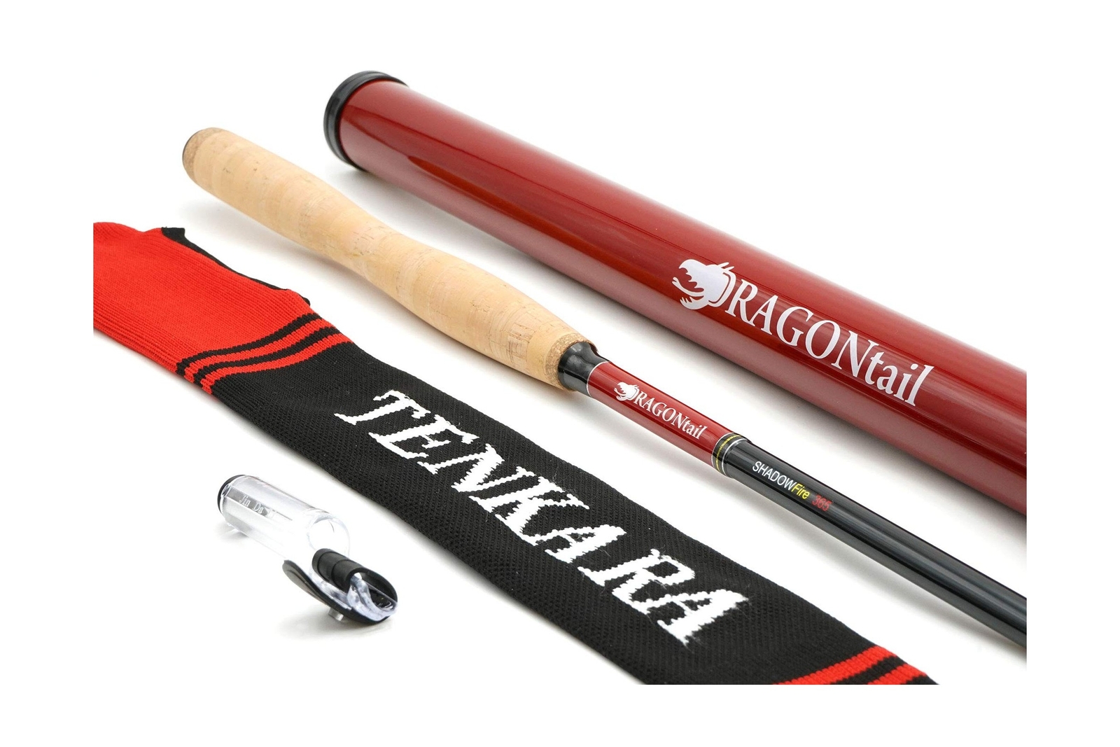 DRAGONtail Shadowfire 365 12′ Tenkara Fly Fishing Rod 12′ Complete Starter Kit