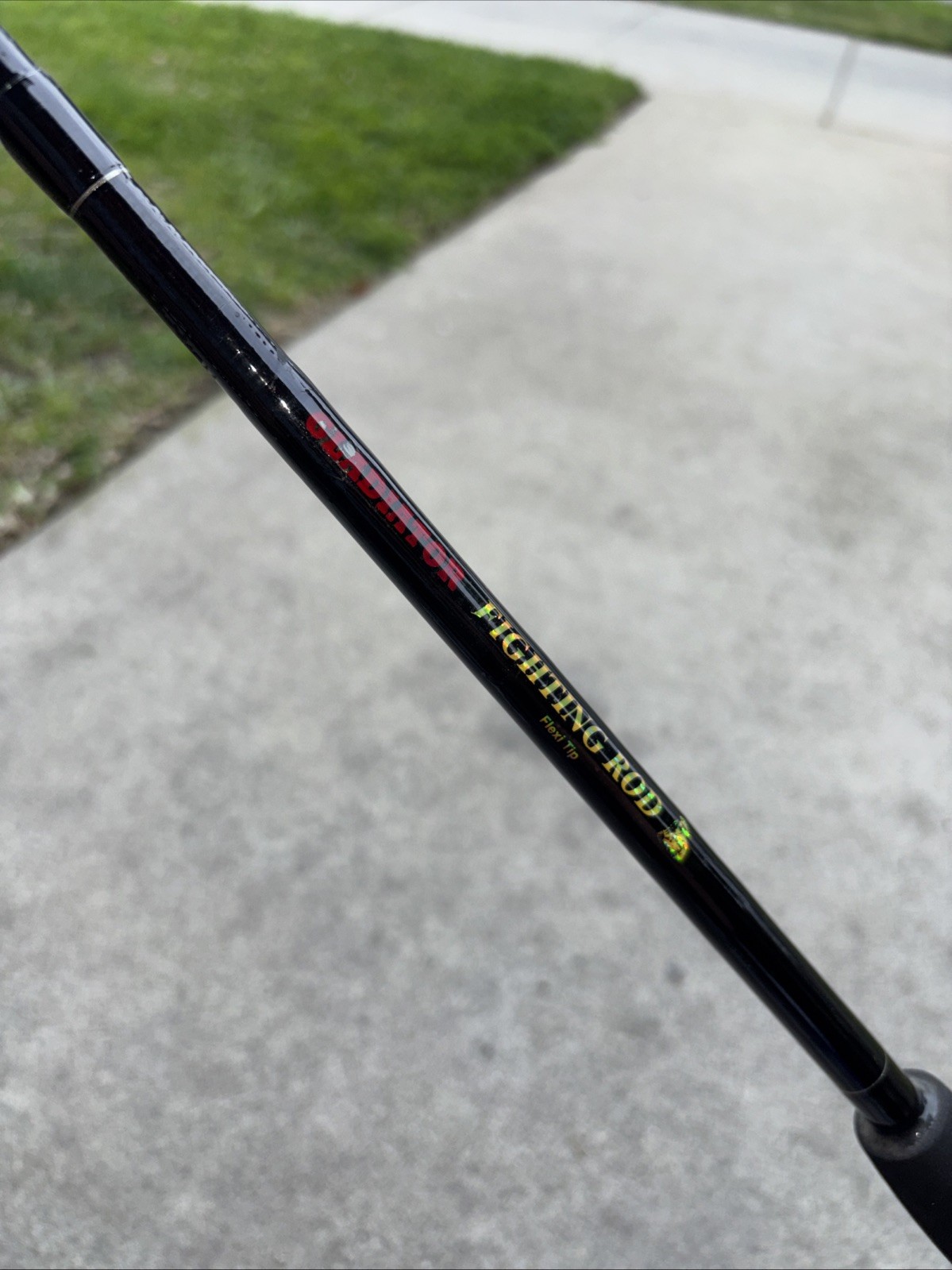 Gladiator Fighting Rod 5’6” 1 Piece Spincast Medium Action 4-8LB 1/8-1/2oz WORKS