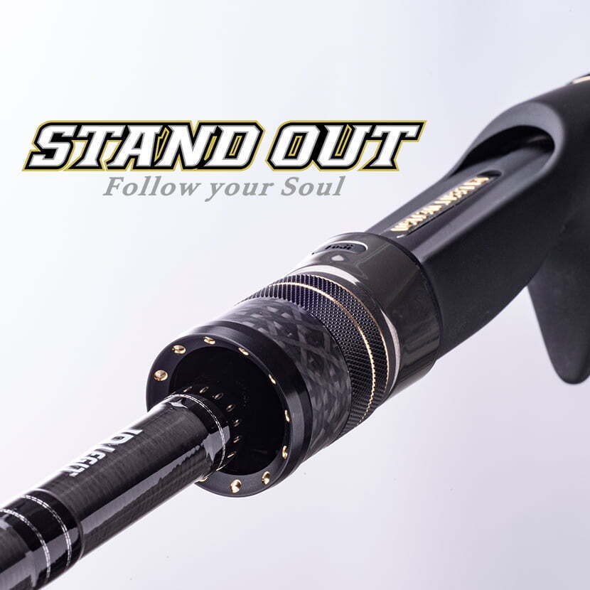 47639)Legit Design STAND OUT SOC74MH-2pcsBaitcasting Rod For Long-range Shooting