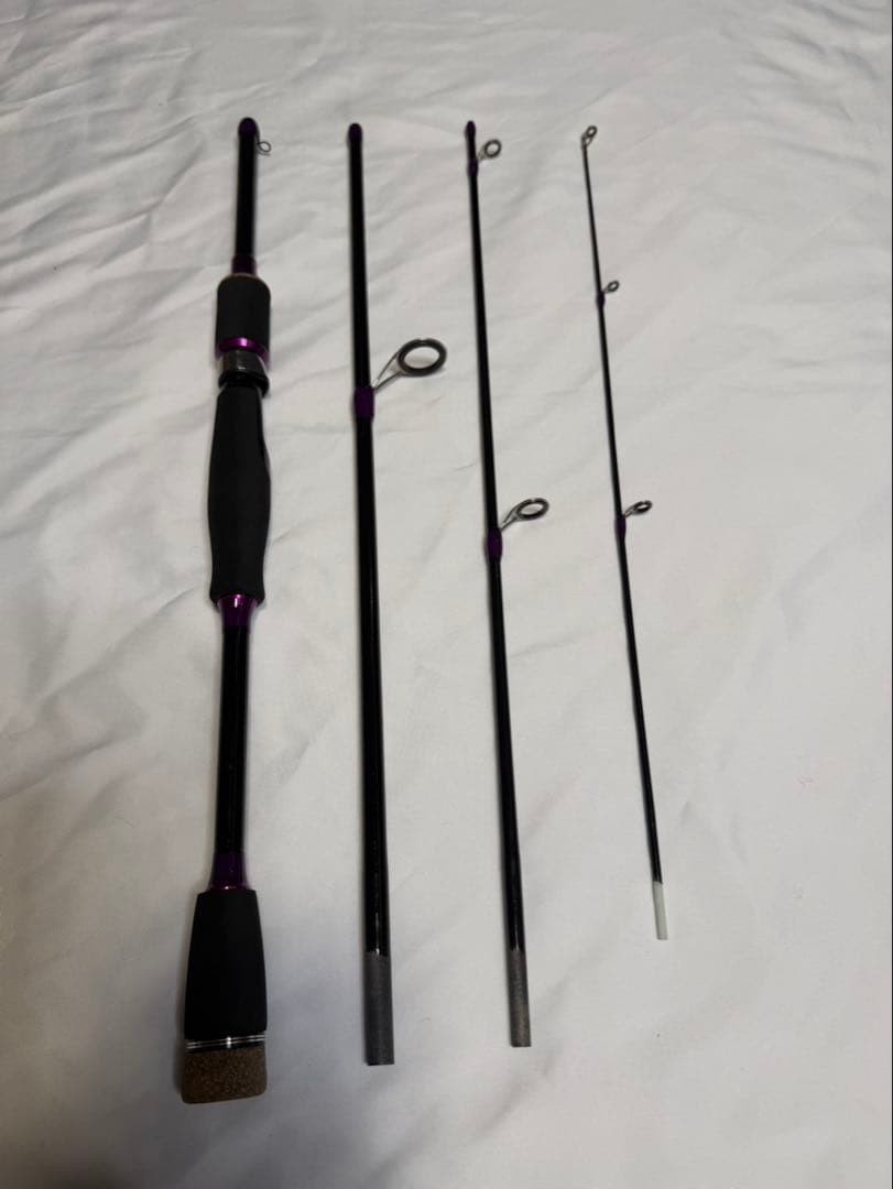 Mugen 600ML 4-Piece Baitcast Bass Rod 7-35g Line 8-20lb Carbon/ceramic JDM
