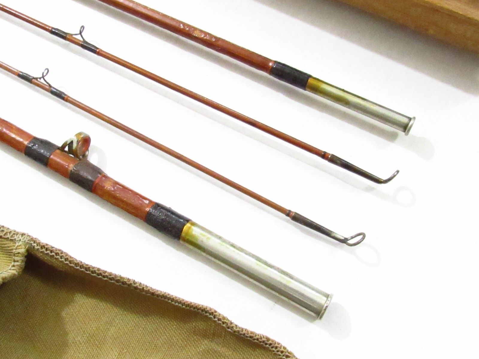 1930S USA HEDDON PETE’S FAVORITE 8′ 1/2 FT BAMBOO FLY ROD ALL ORIGINAL
