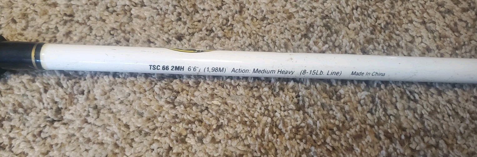 Shakespeare Tiger Combo Casting Fishing Rod 2 Piece 6.5′