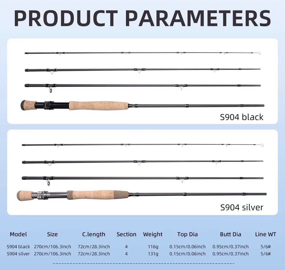 Fly Fishing Rod Sea Saltwater Freshwater Fly Fishing Rods – Various