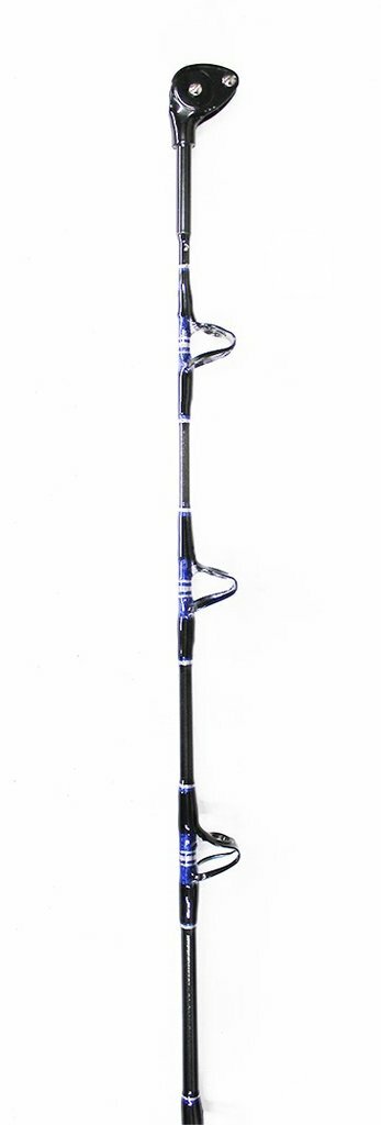 Xcaliber Marine Pair of Tournament Series 20-40lb Trolling Rods Blue and Silver