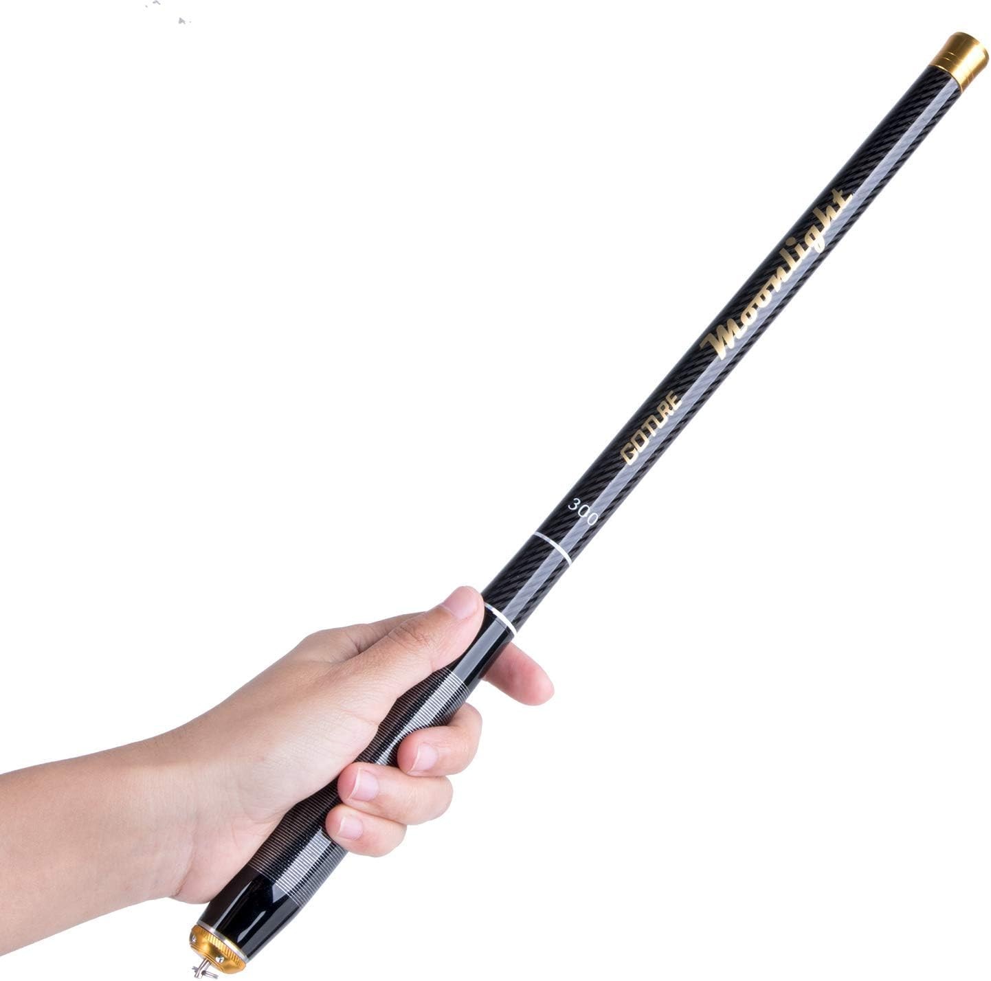 Telescopic Tenkara Fishing Rod Kit 2pcs Collapsible Crappie Rods 1 Piece Port…