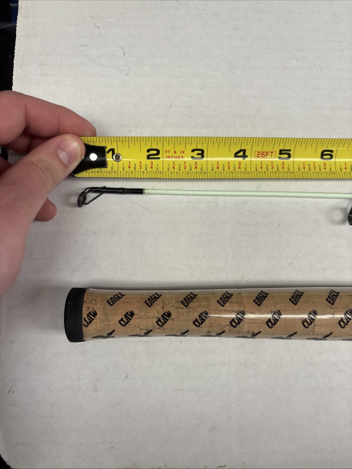 Black Eagle Claw Rod Medium Night Stick BEG 200G 6’6 Glow In The Dark NOS