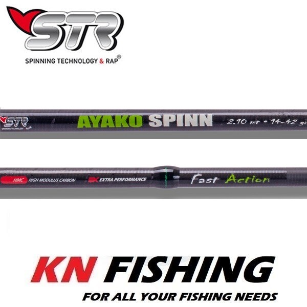 STR AYAKO Spinning Fishing Rod 2.40m 12-38g