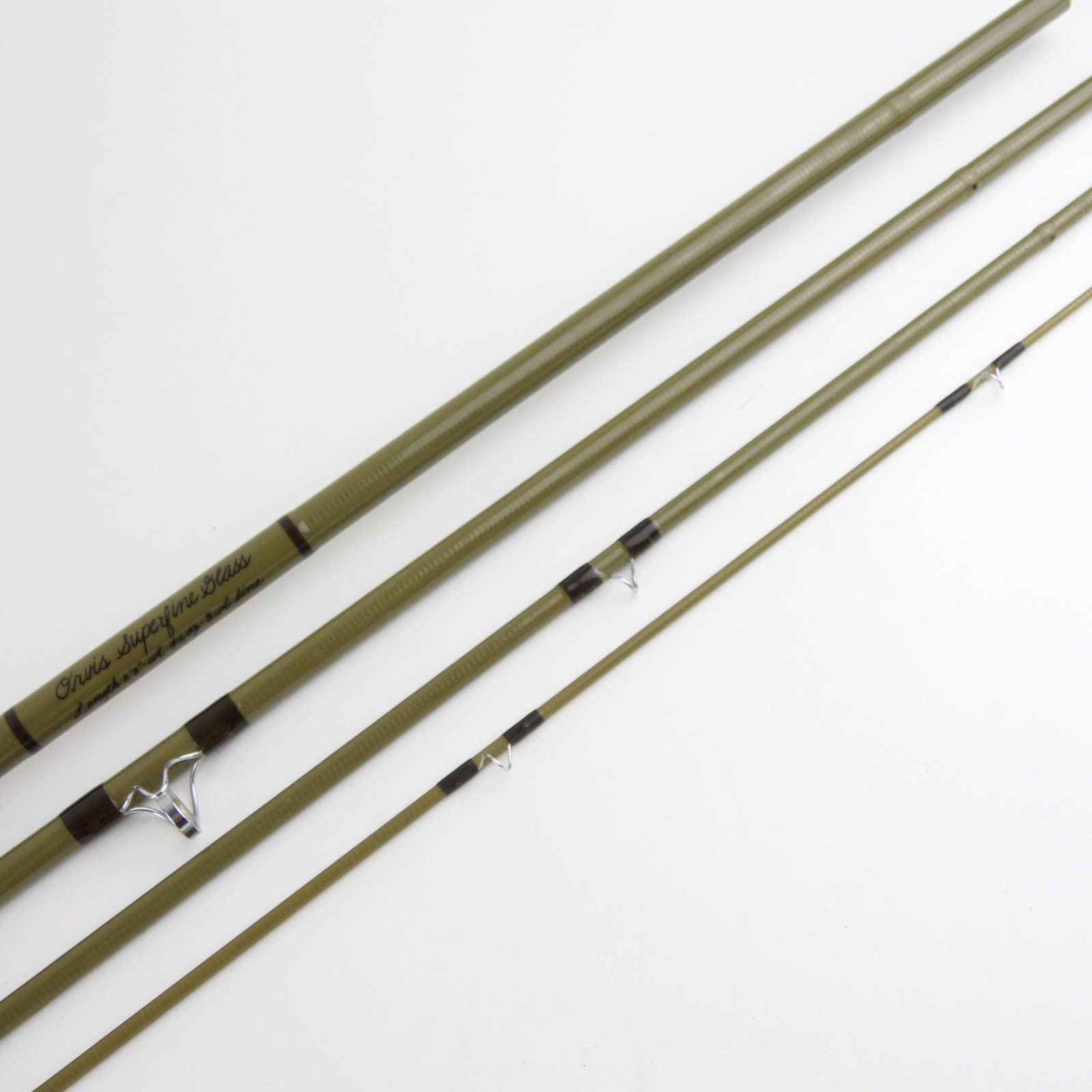 Orvis Superfine Glass Fly Fishing Rod. 8’ 8”. 8wt. W/ Tube & Sock.