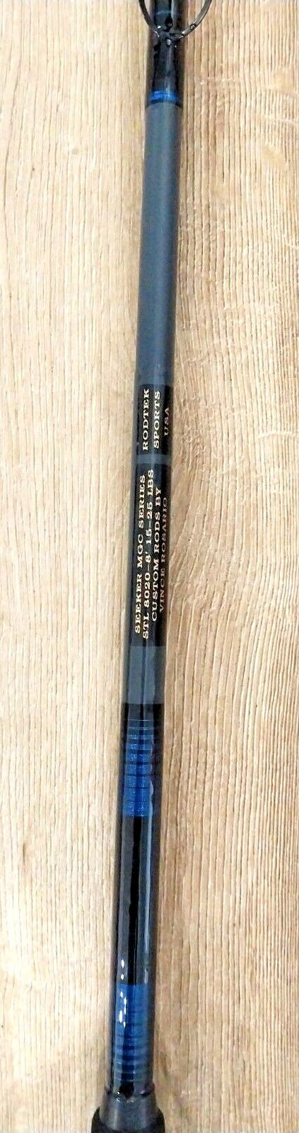 NEW CUSTOM ROD SEEKER MGC 8020C-8 FT ROD, 15-25 LBS, GREAT CASTING ROD , XLNT