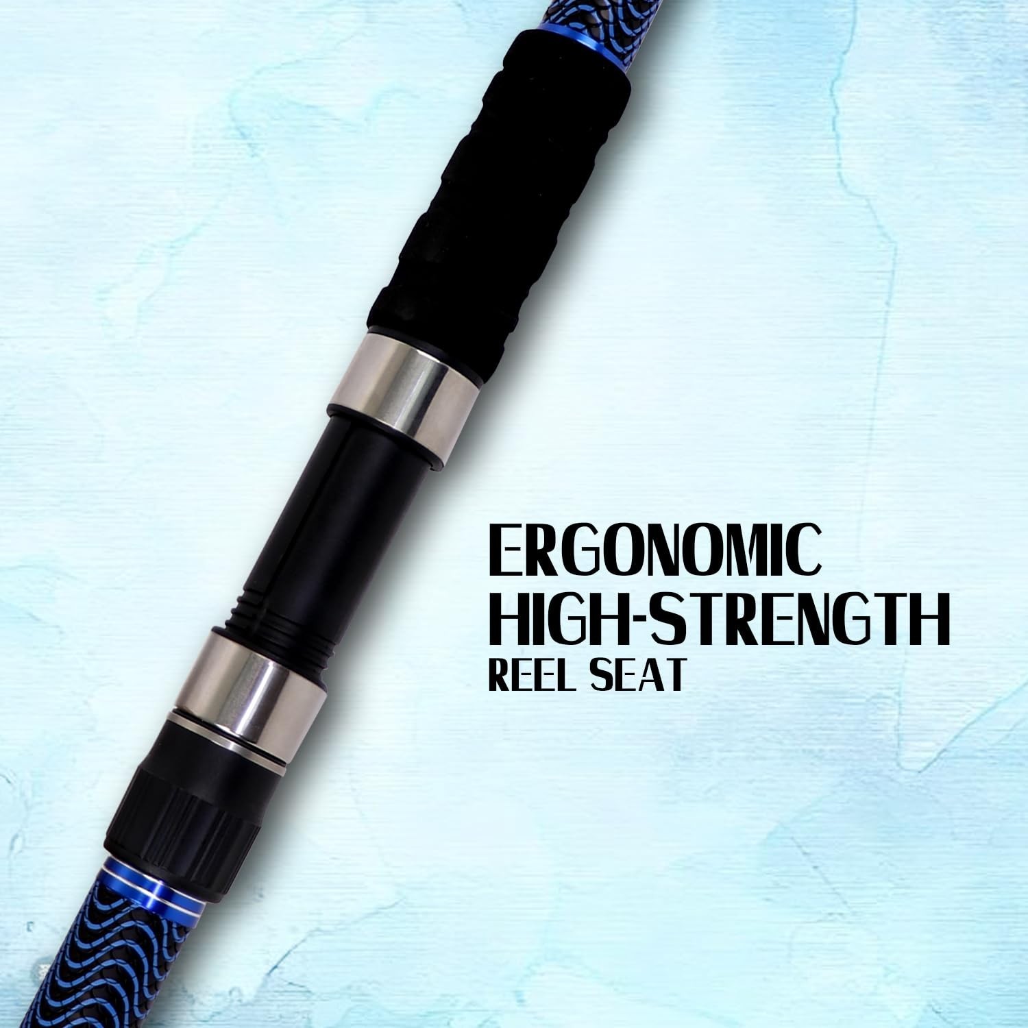 Portable Carbon Surf Fishing Rod – 8’6″ to 15′ Spinning Rod for Saltwater Beach