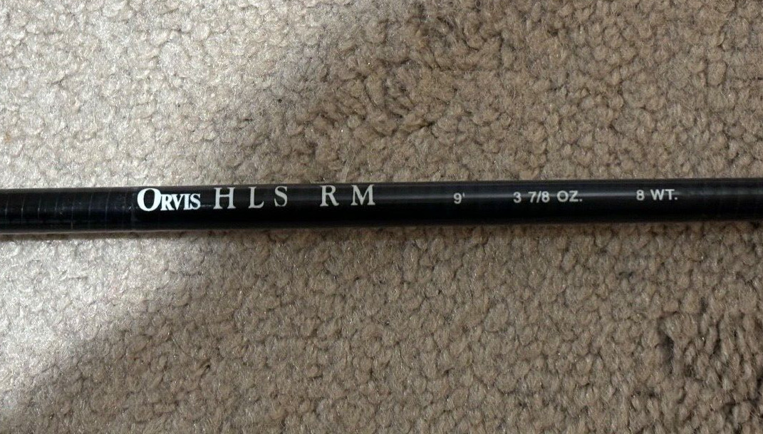 Unused Orvis Graphite HLS RM 9’0 8W 3 7/8oz 2 Piece Fly Fishing Rod