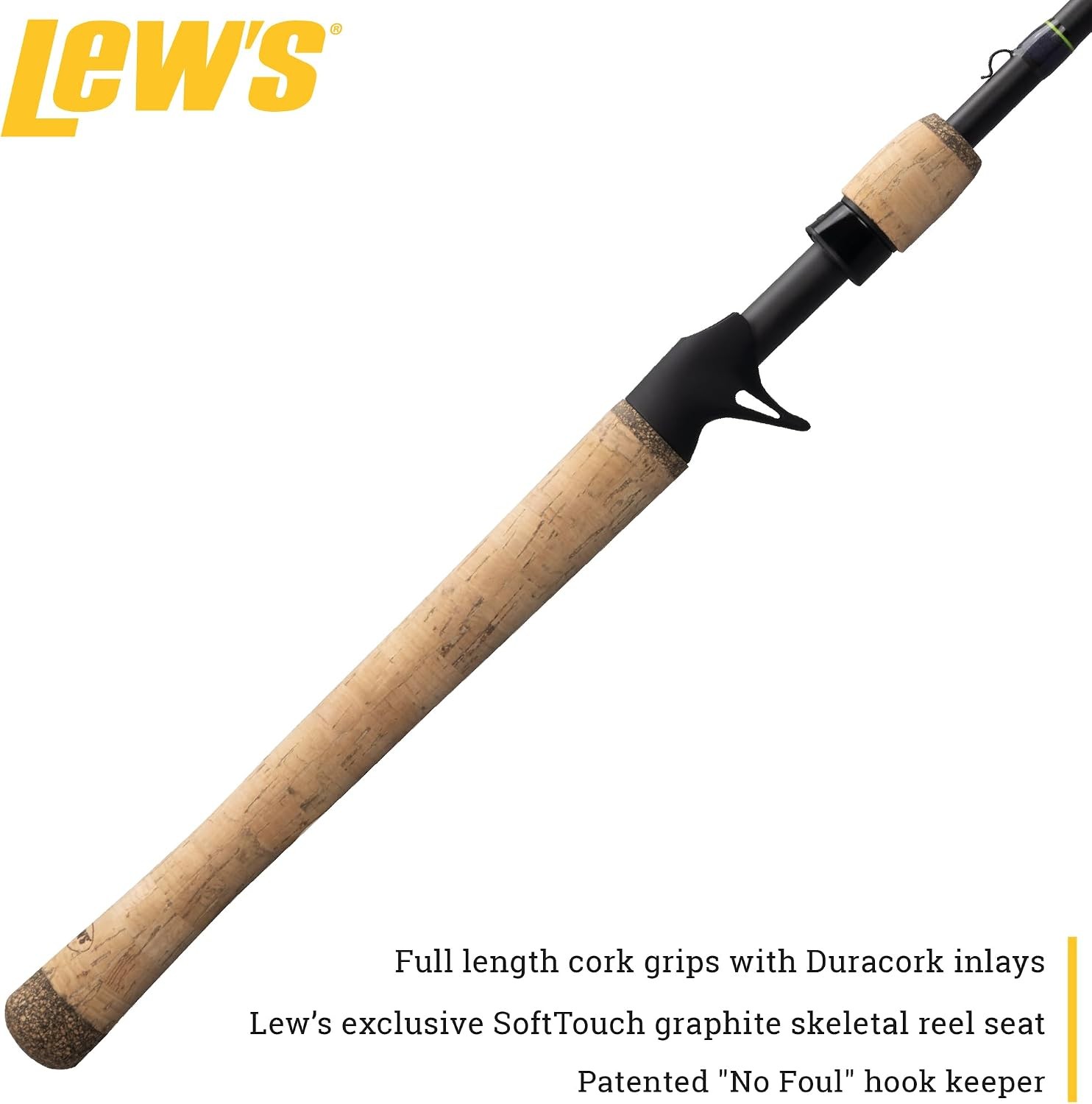 Lew’s Speed Stick Casting Fishing Rod, IM8 Graphite Blank with Fuji Concept O…