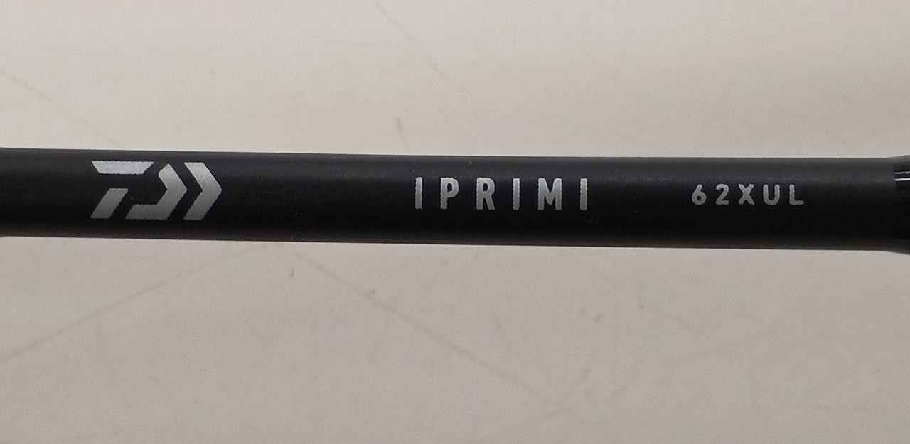 Daiwa IPRIMI 62XUL Trout Fishing Rod 6.2ft 2-Piece, Stream/Creek, Ultralight