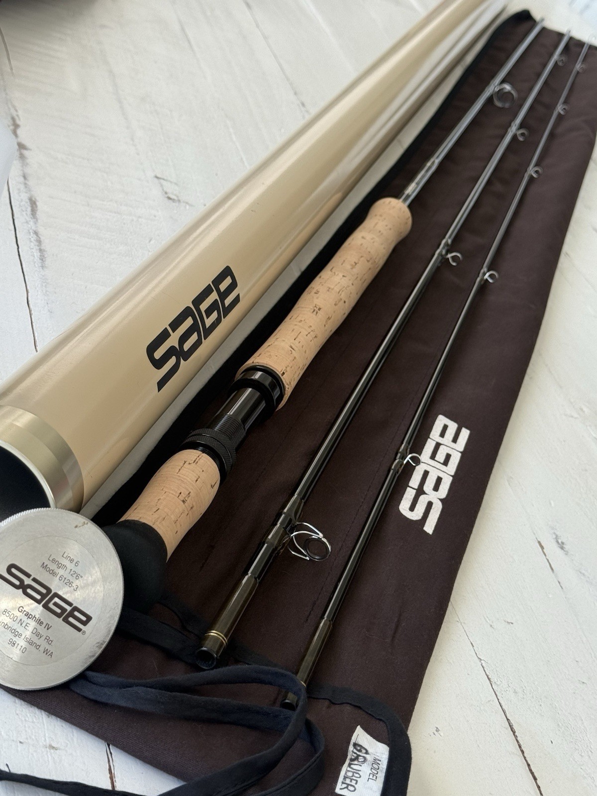 **BEAUTIFUL**🔥SAGE GRAPHITE IV SWITCH/SPEY 6wt 12’6”ft SWITCH/SPEY Rod!!!!🔥