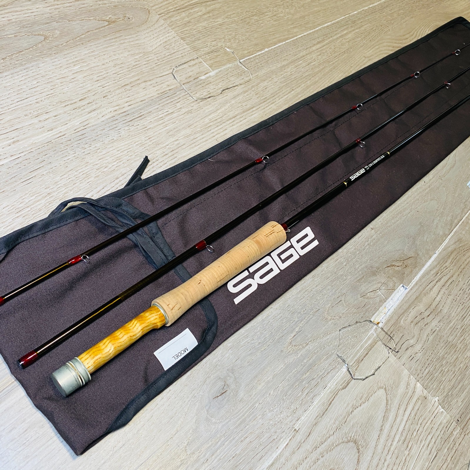 [Excellent] SAGE VPS Light 379-3 Graphite III B 3WT 7’9″ Fly rod w/sock