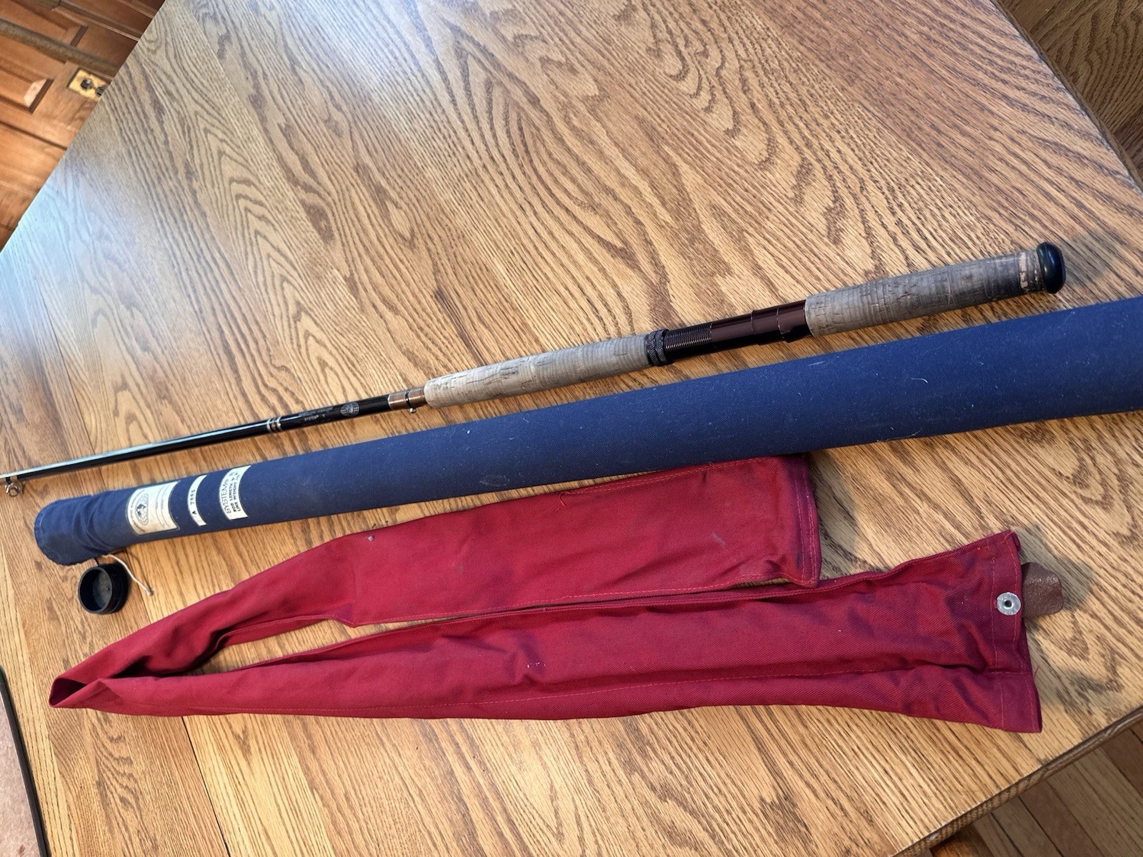 Scientific Anglers System 11 Fiberglass Fly Rod. 9’ 3” 11wt. W/ Tube and Sock.