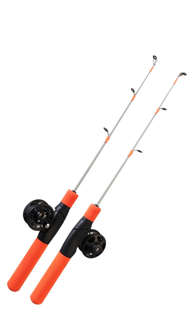 1Pcs Portable Fishing Set Ice Fishing Rod Ergonomic EVA Grip Winter Ice Fishing