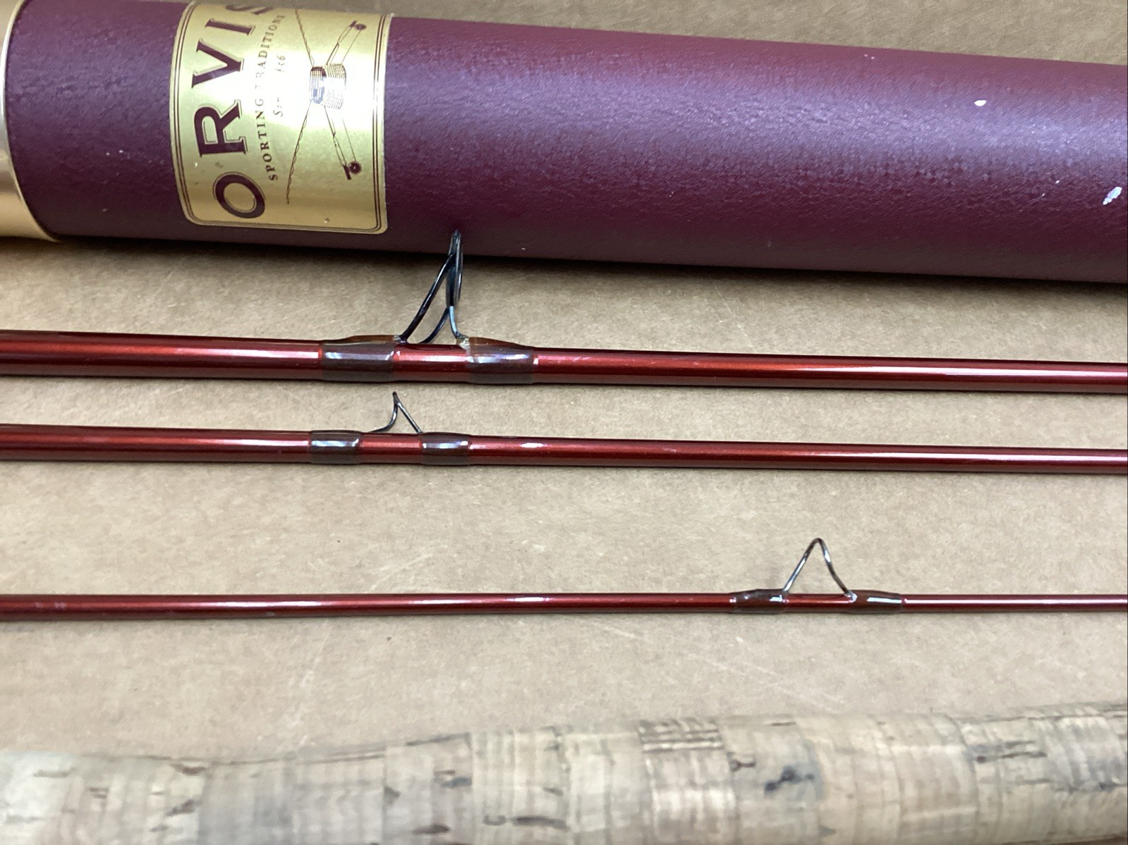 Orvis Zero Gravity 4 piece Tip Flex 9.5′ Line #11 Trout Fly Rod With Tube Superb