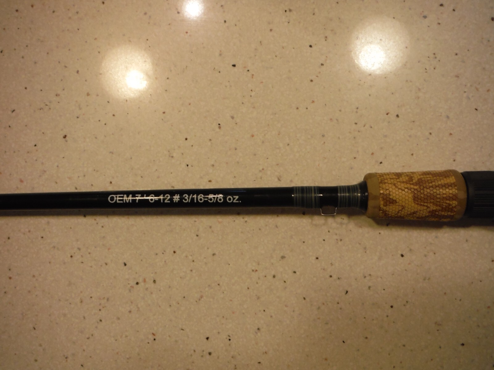 OEM spinning rod 1 piece 7 ft 6-12# 3/16-5/8 oz