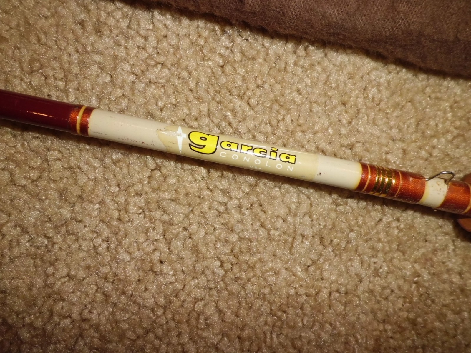 Vintage GARCIA Conolon 2503B Ultra Light Spinning 6′ Rod – USA- 2-6 lb test