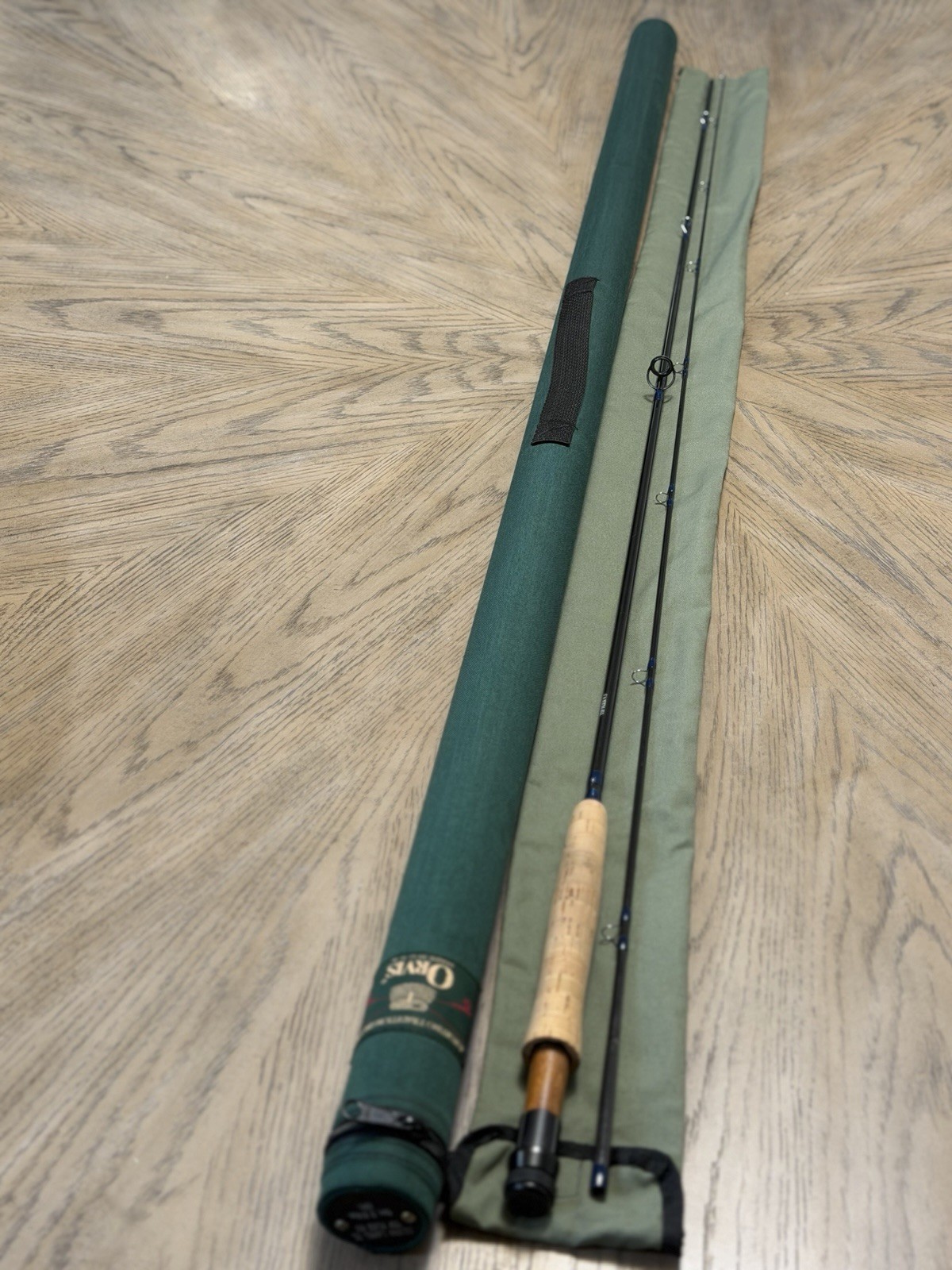 Vintage Orvis 2pc Silver Label TL Tip Flex 9.5 fly fishing rod 6wtMake An OFFER