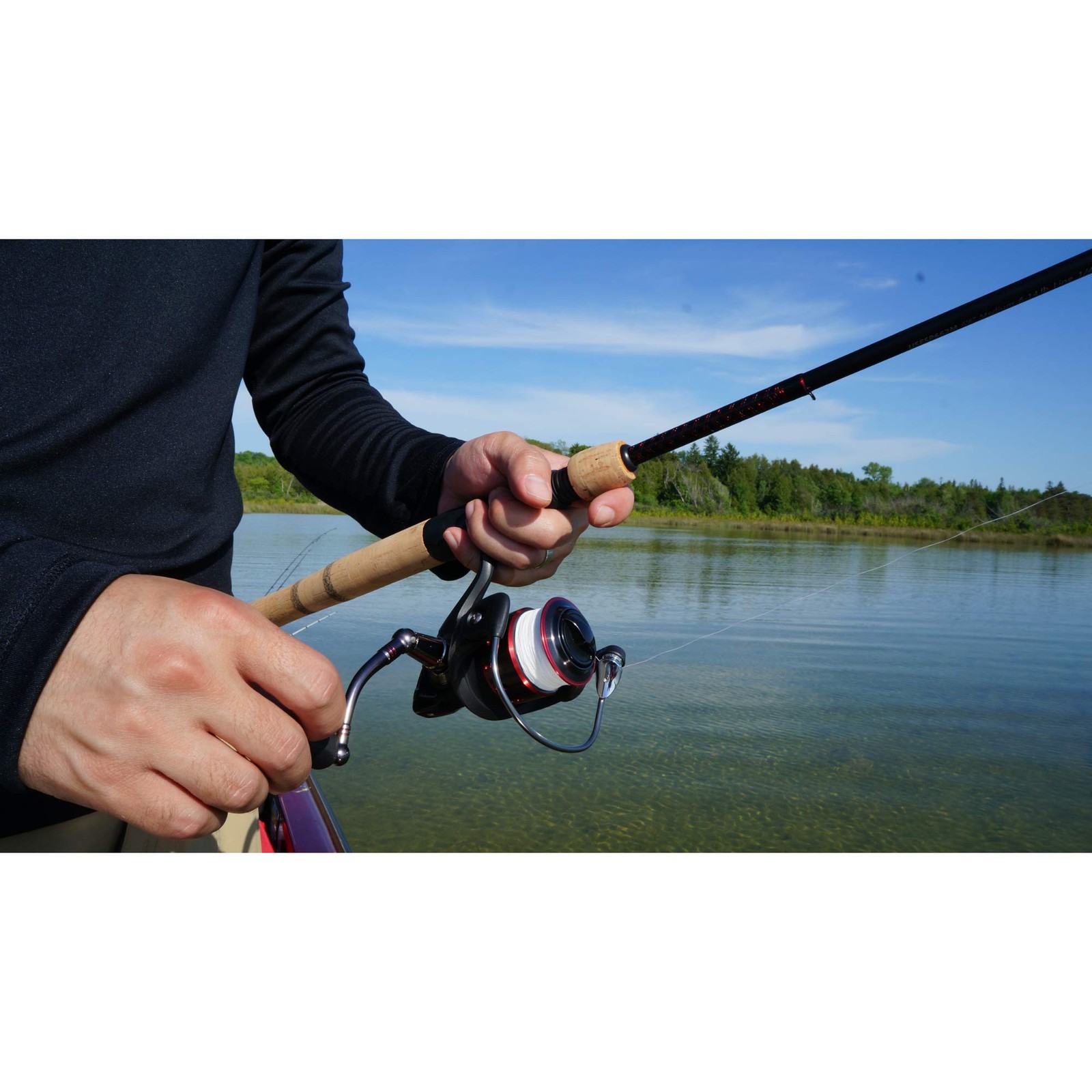 Shakespeare Ugly Stik 7’ Elite Spinning Rod 2-6lb Ultra Light 2-Piece Medium F