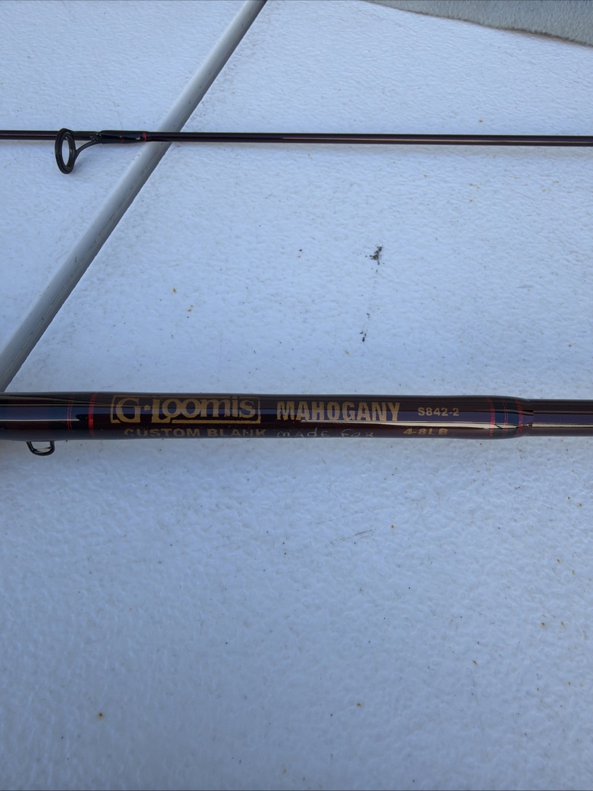 G Loomis Mahogany Custom Blank S842-2 Custom Made 4-8lb