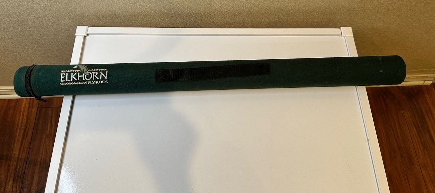 ELKHORN Fly Rod ED905-4 Dark Green Carrying Tube For Rod Fly Fishing Tube Only