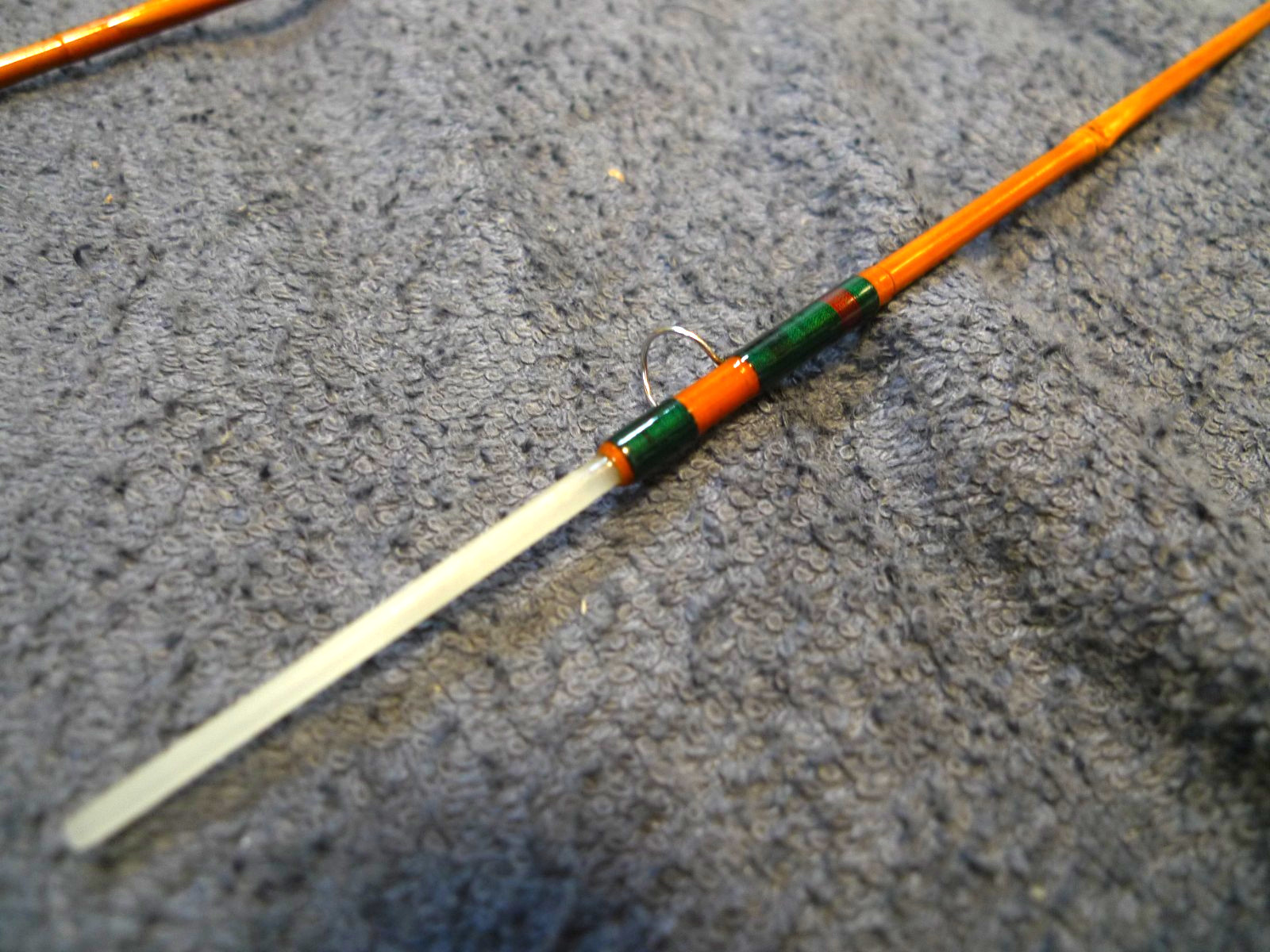 [Japanese Marutake flyrod]7’1″ #3 4pc (ext tip)-unused ‘Marubushi bamboo’ flyrod