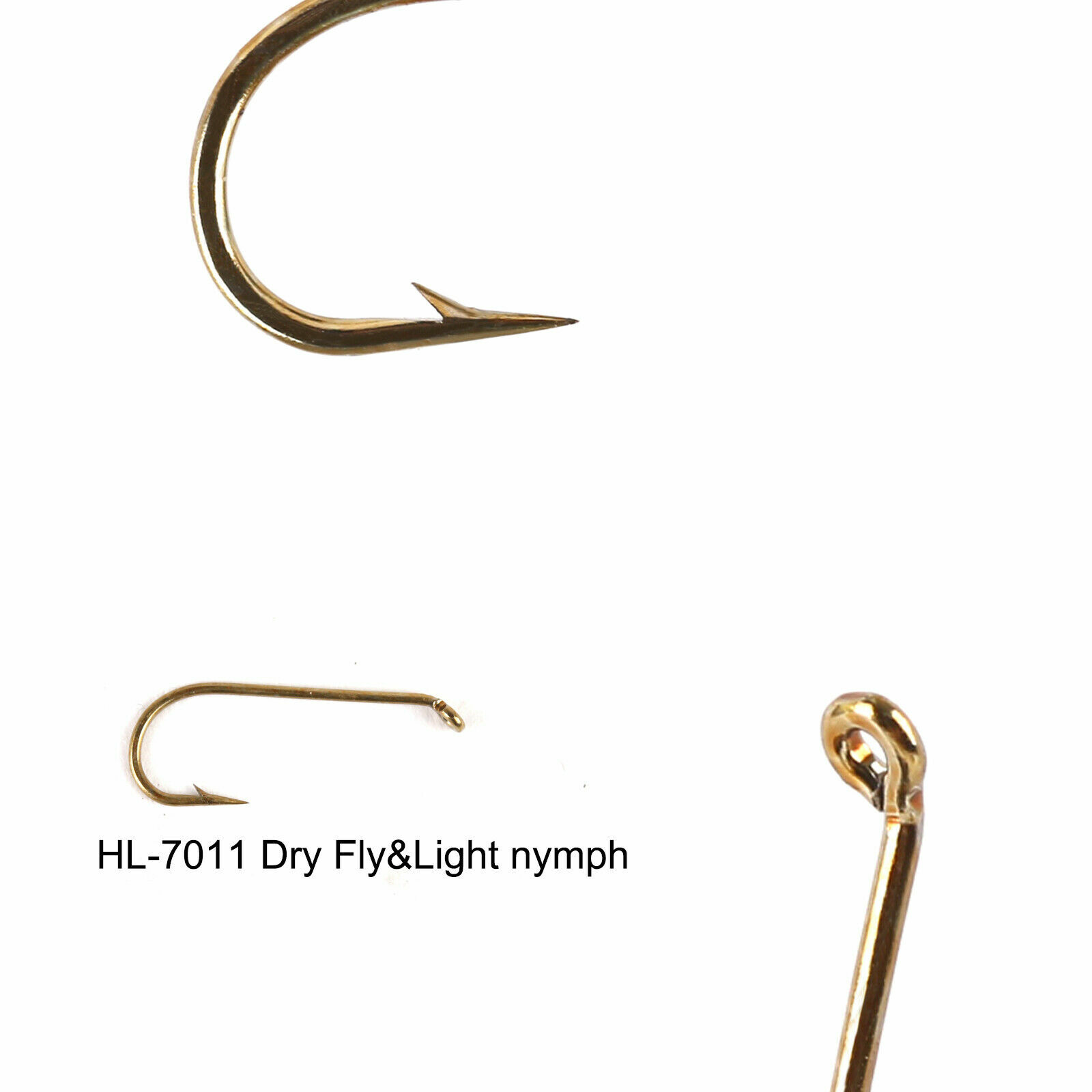 100pcs Fly Tying Hooks Dry&Wet&Nymph&Streamer&Shrimp Hooks 4# – 22#