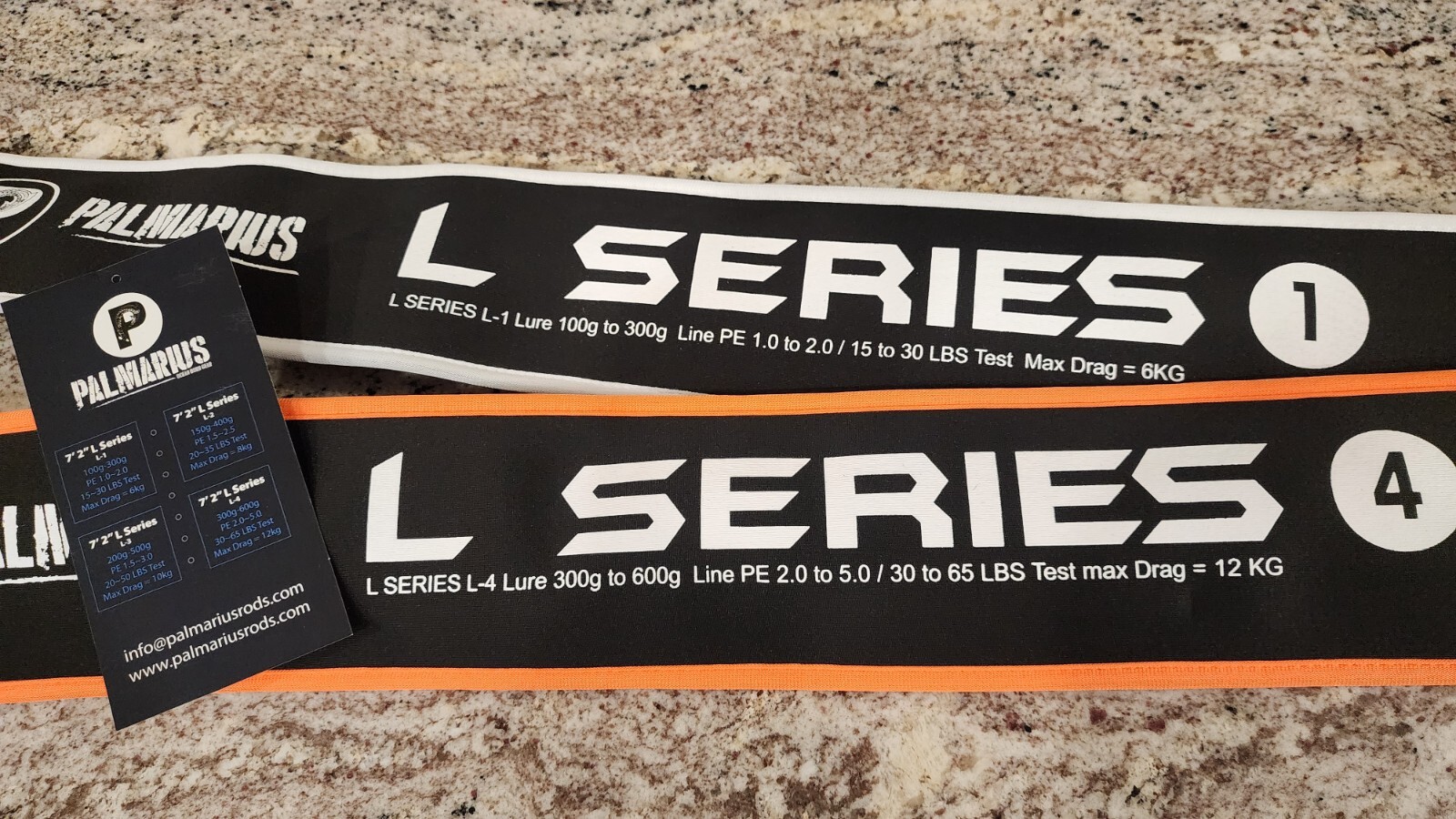 L Series 72-3 200g to 500g (8 oz to 18 oz) Slow/long fall jigging rod