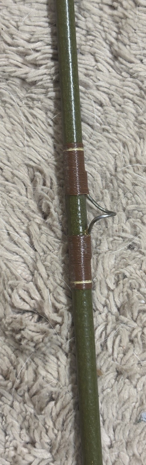 Vintage St Croix 9000 8 Ft 8 Wt Fiberglass Fly Rod Park Falls Wisconsin