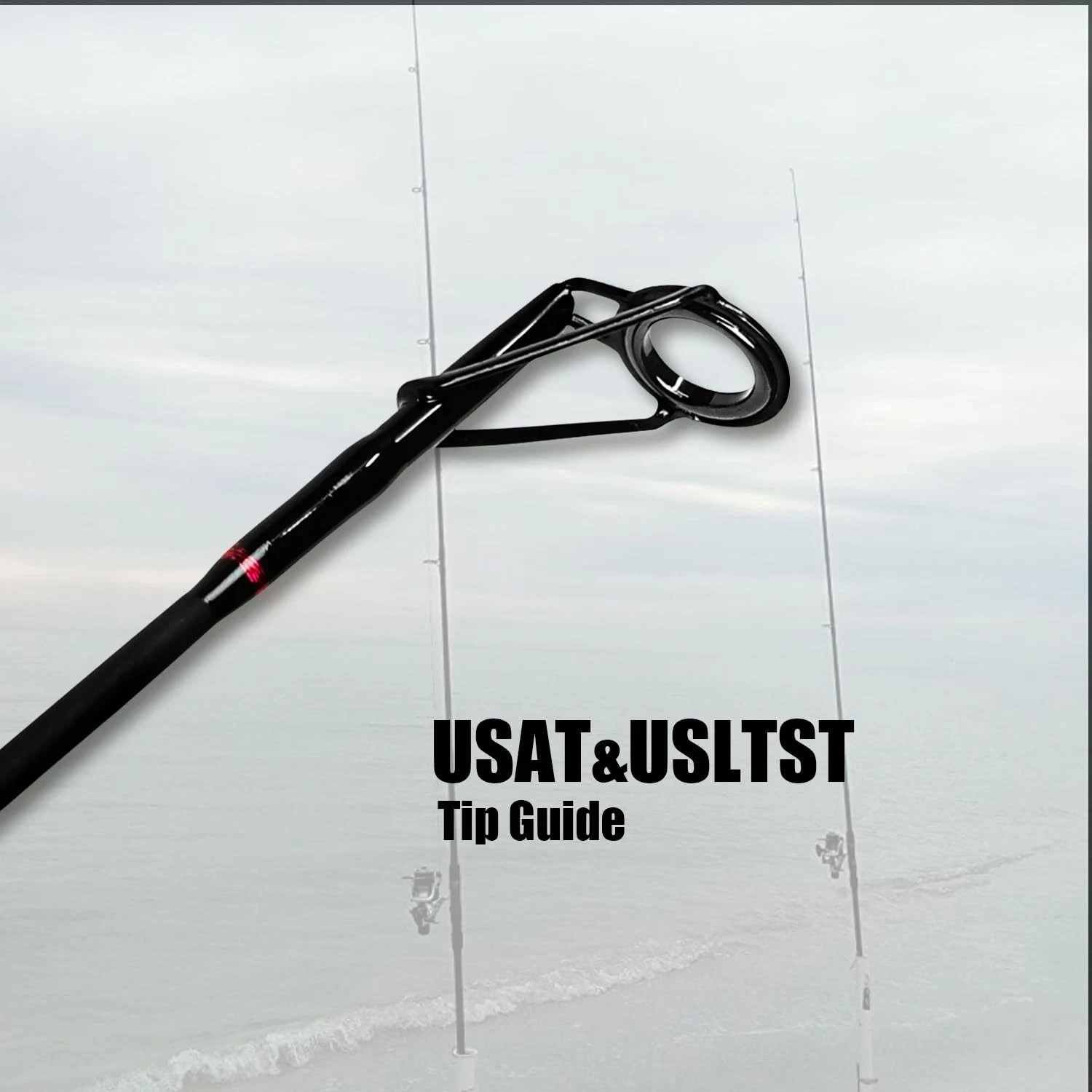 4-Piece Graphite Travel Fishing Rod – 15′ Surf Spinning Rod