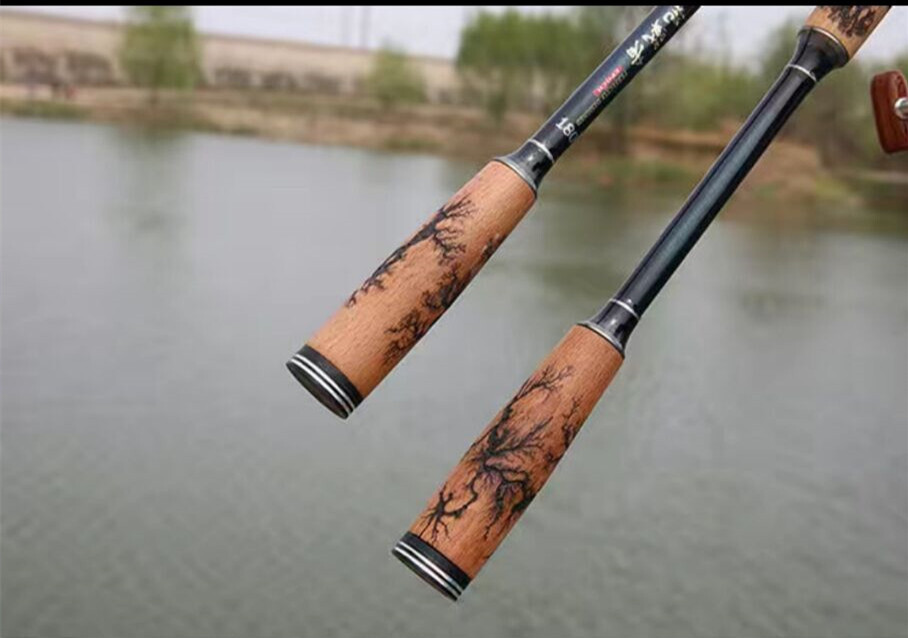 1.8M-2.4M Telescopic Fishing Rods Carbon Spinning Casting Rods Fishing Pole Bait