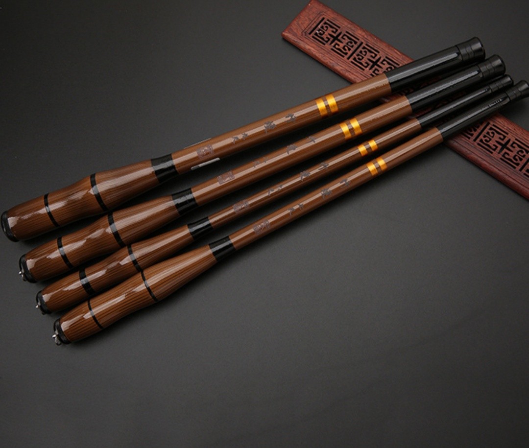 Ultra-short lightweight hard-action fishing rod for stream fishing fishing gear
