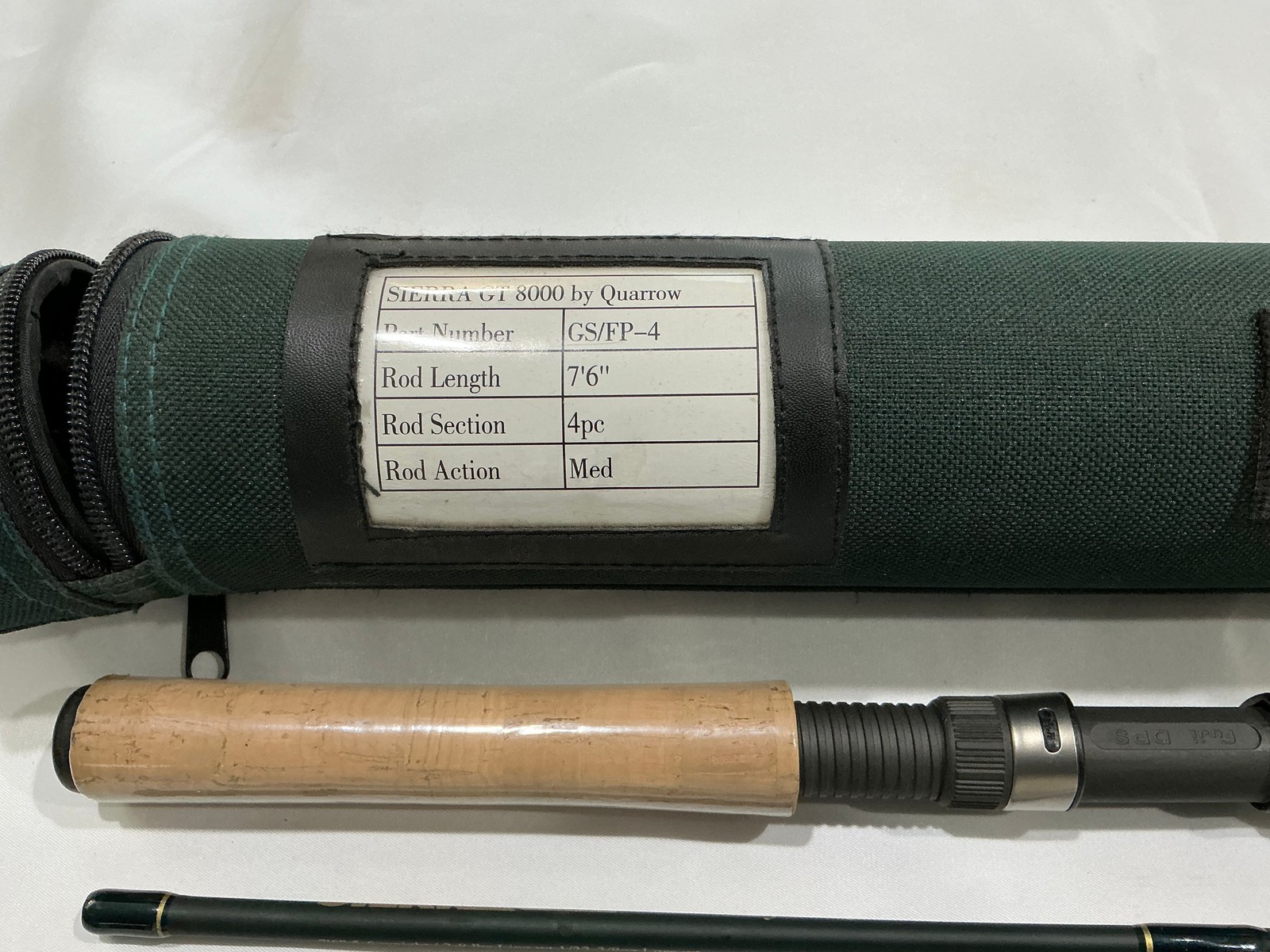 Sierra GT8000 by Quarrow GS/FP-4 med 7’6″ Fishing rod Graphite