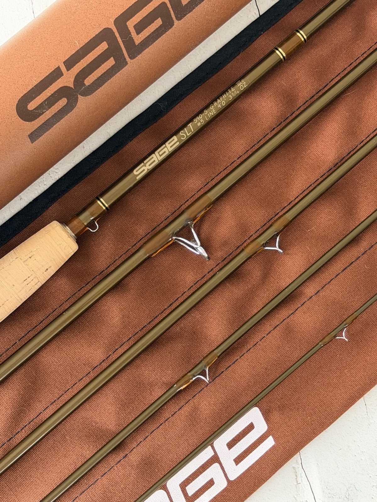 **BEAUTIFUL** 🔥*RARE* SAGE SLT 5wt 9’ft🔥~5Pc RARE TRAVEL ROD~🔥