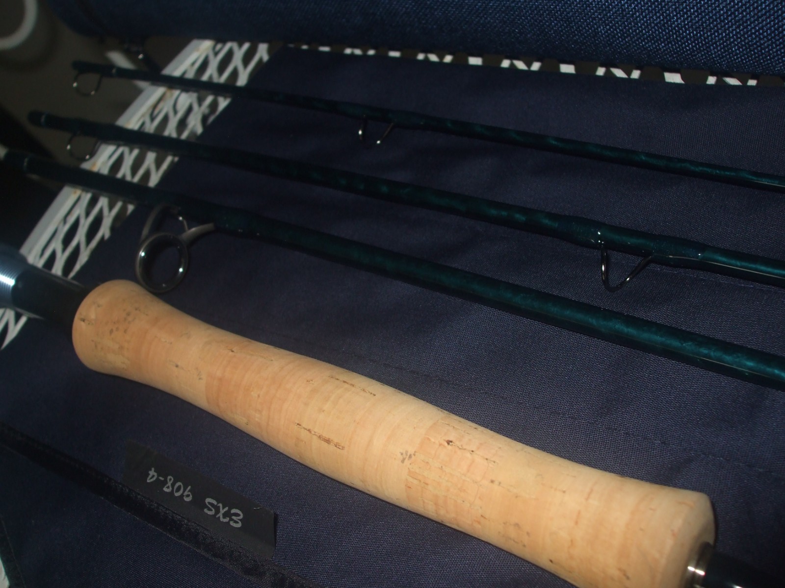 ALBRIGHT EXS 908-4 FLY ROD + CASE 8 WT. 4 PC EXELENT