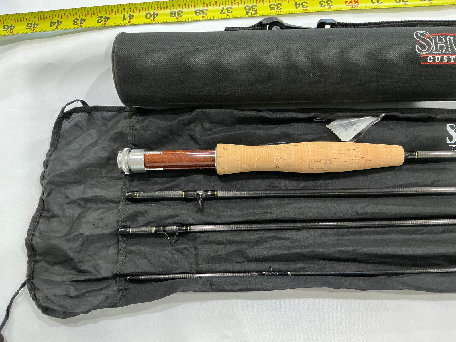 Custom Shu Fly Rod Graphite IM6 904/3 3 weight BEAUTIFUL